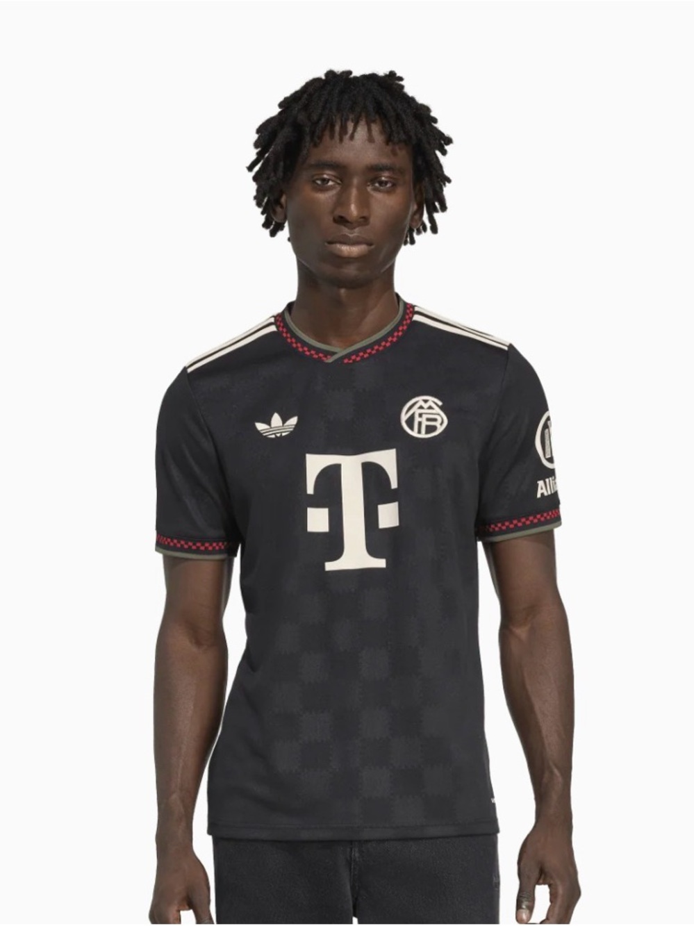 Adidas FC Bayern Munich 25/26 Third Jersey Black Men's Medium Soccer KE6802 NWT